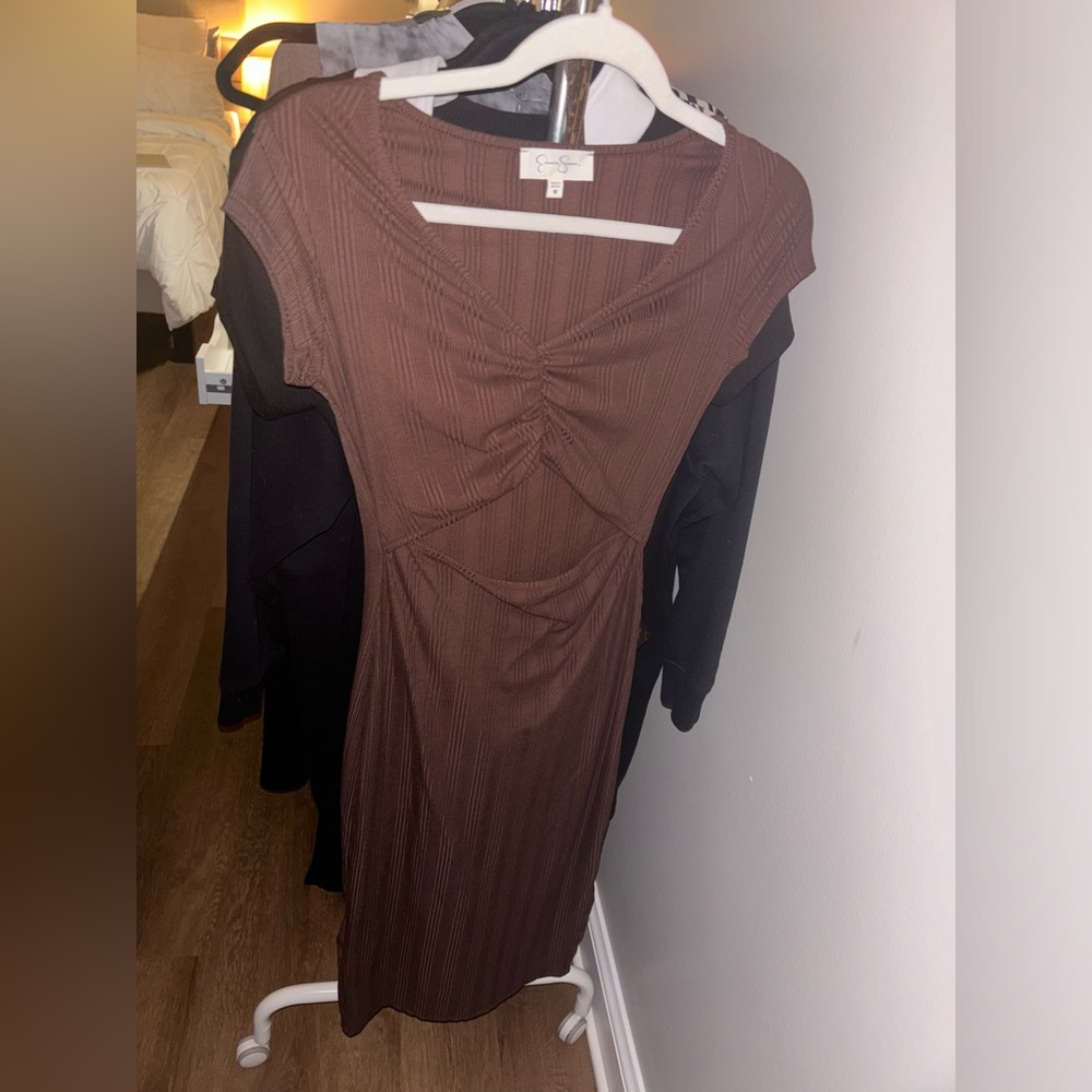 Long brown dress